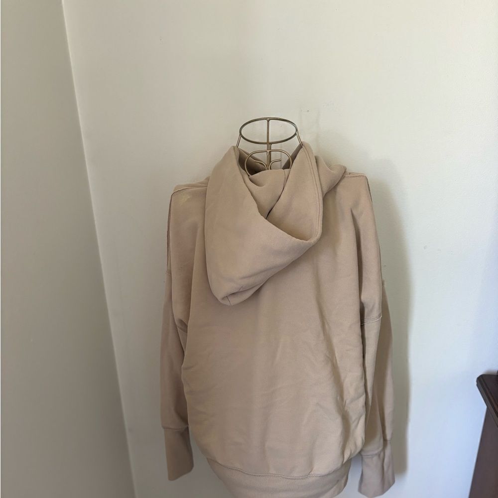 Abercrombie & Fitch Soft Collection Hoodie Sweatshirt Tan Size Small - Picture 10 of 10